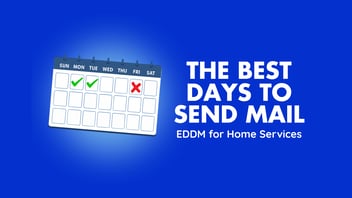 the best days to send mail