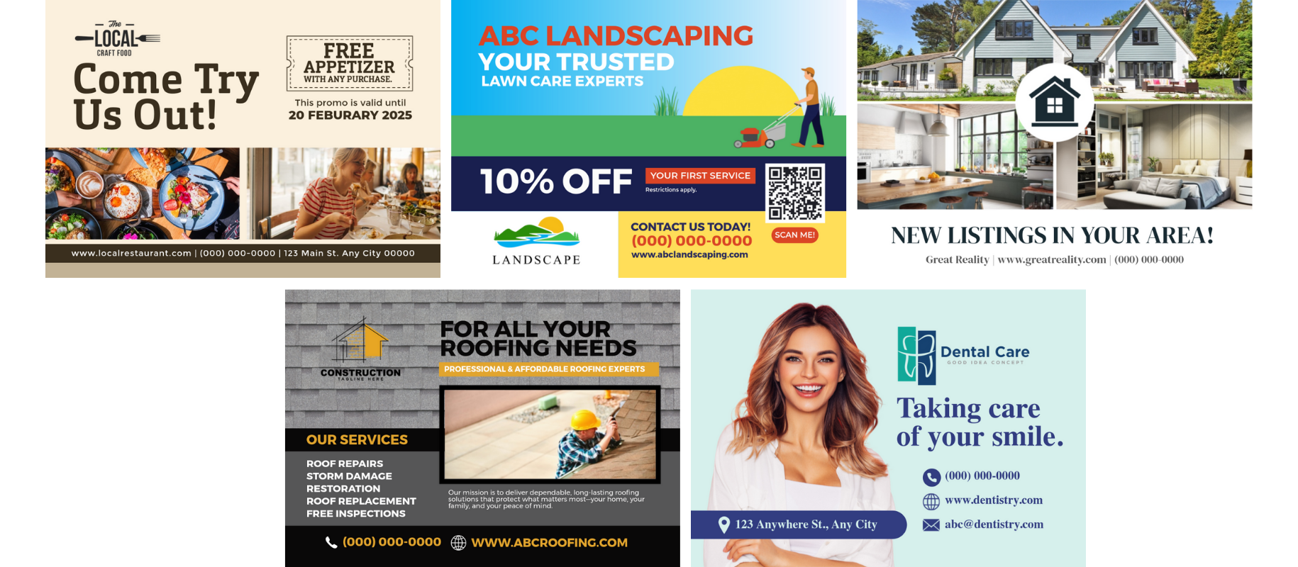 POSTCARD TEMPLATES (VARIET(