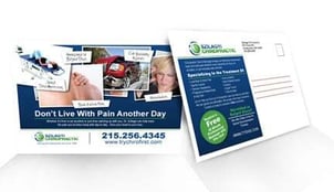 chiropractic postcards