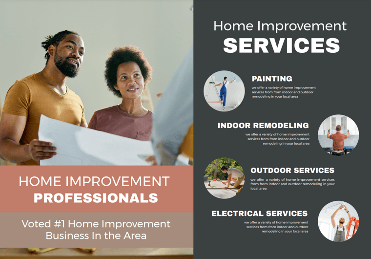 FRONT 1: EDDM POSTCARD TEMPLATE