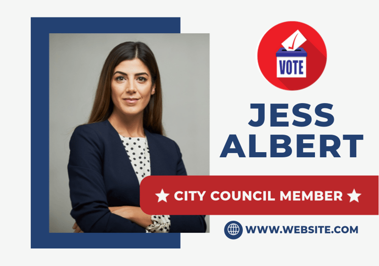 political postcard #5 front