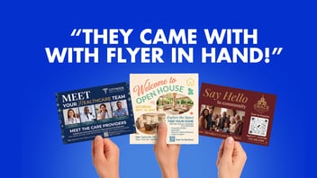 “They came with with flyer in hand!”