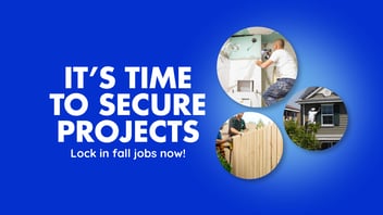 IT’S TIME TO SECURE PROJECTS: Lock in fall jobs now!