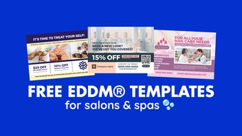 FREE POSTCARD TEMPLATES FOR SALONS AND SPAS