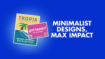 Minimalist Designs, max impact