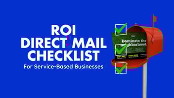 ROI direct mail checklist