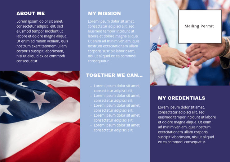 political postcard #2 back