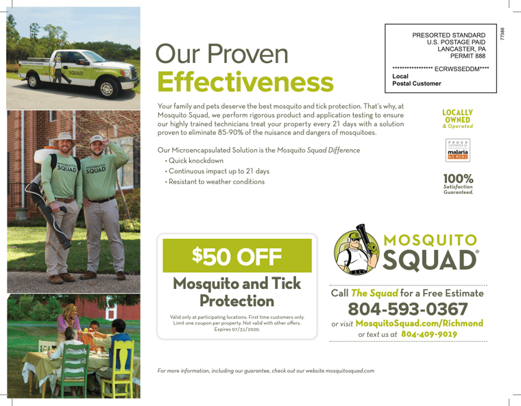 mosquito squad back postcard