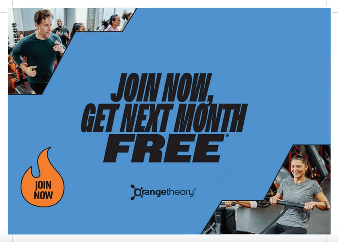 OrangeTheory Postcard front