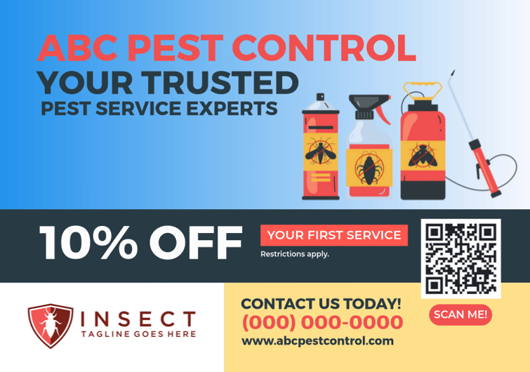pest control postcard 4 front