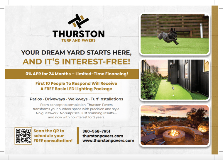 landscaping postcard 1 front