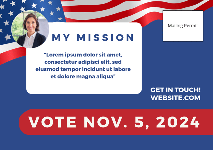 political postcard #3 back