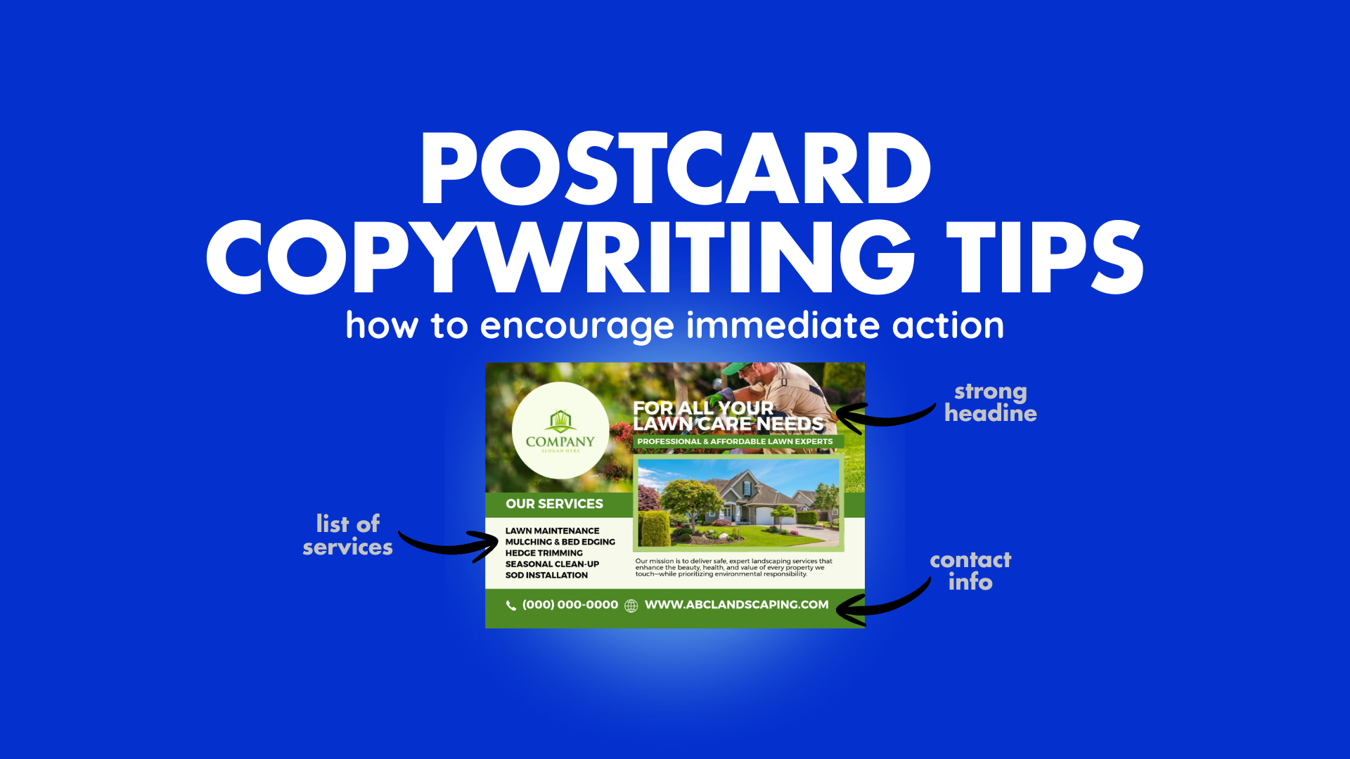 Postcard Copywriting Tips