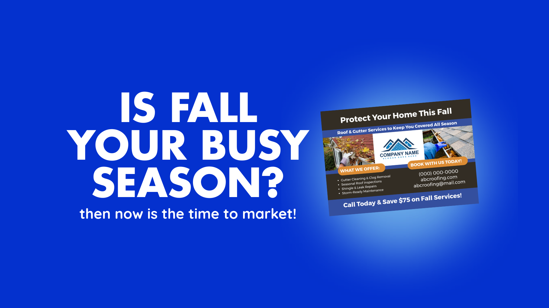 Is Fall Your Busy Season?