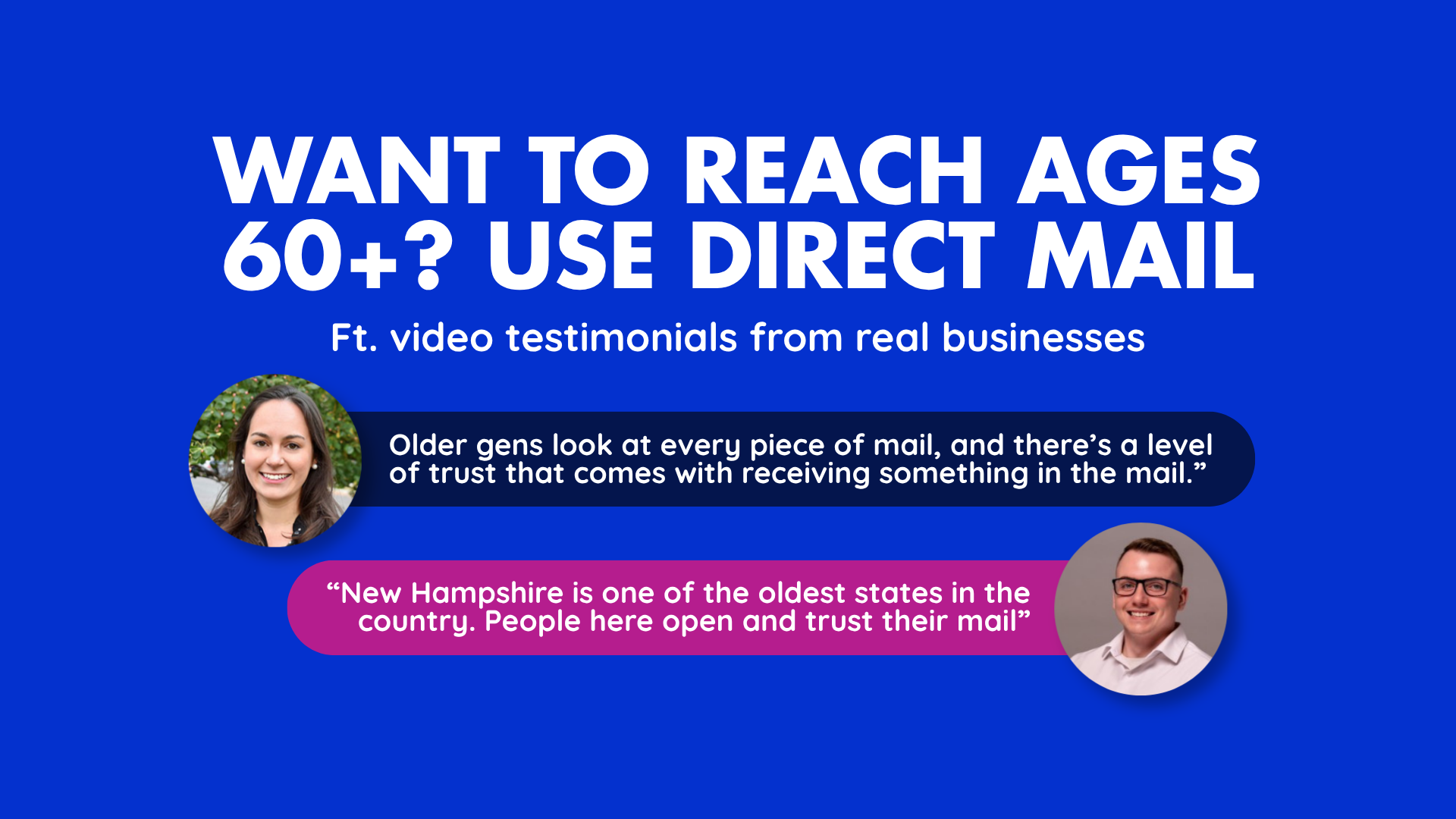 Want to Reach Ages 60+? Use Direct Mail
