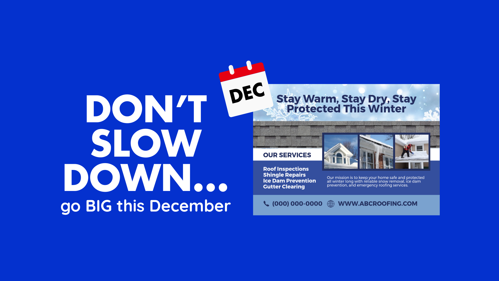 don't slow down this december