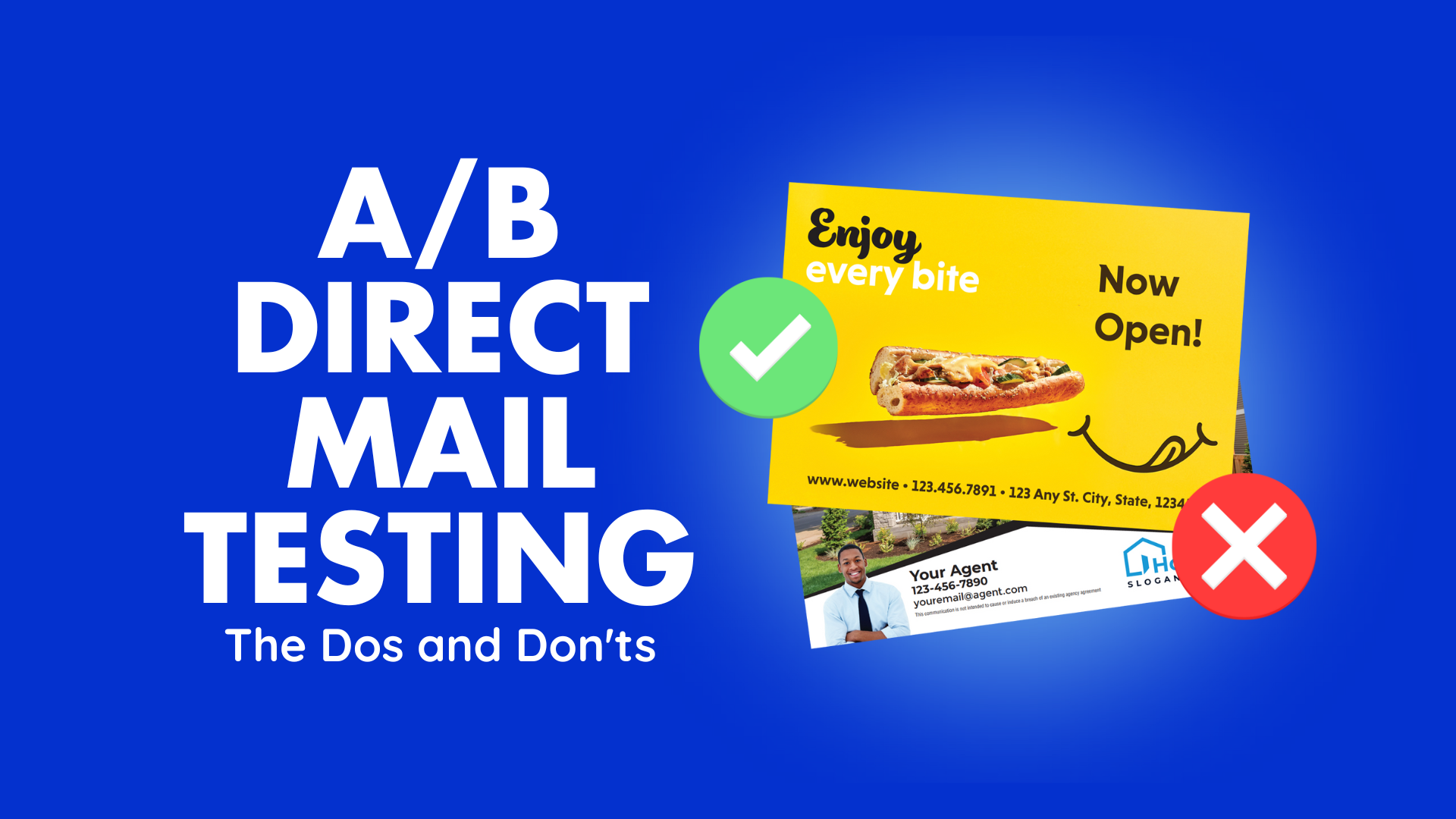 a/b direct mail testing