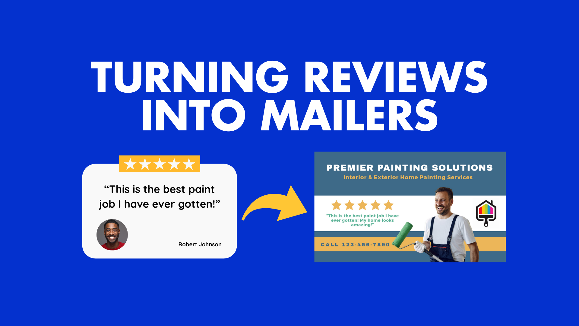 turning reviews into mailers