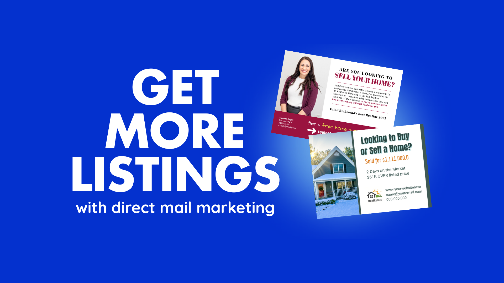 get more listings with direct mail