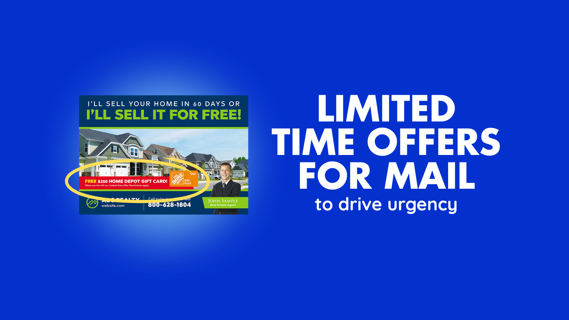 limited time offers for mail to drive urgency
