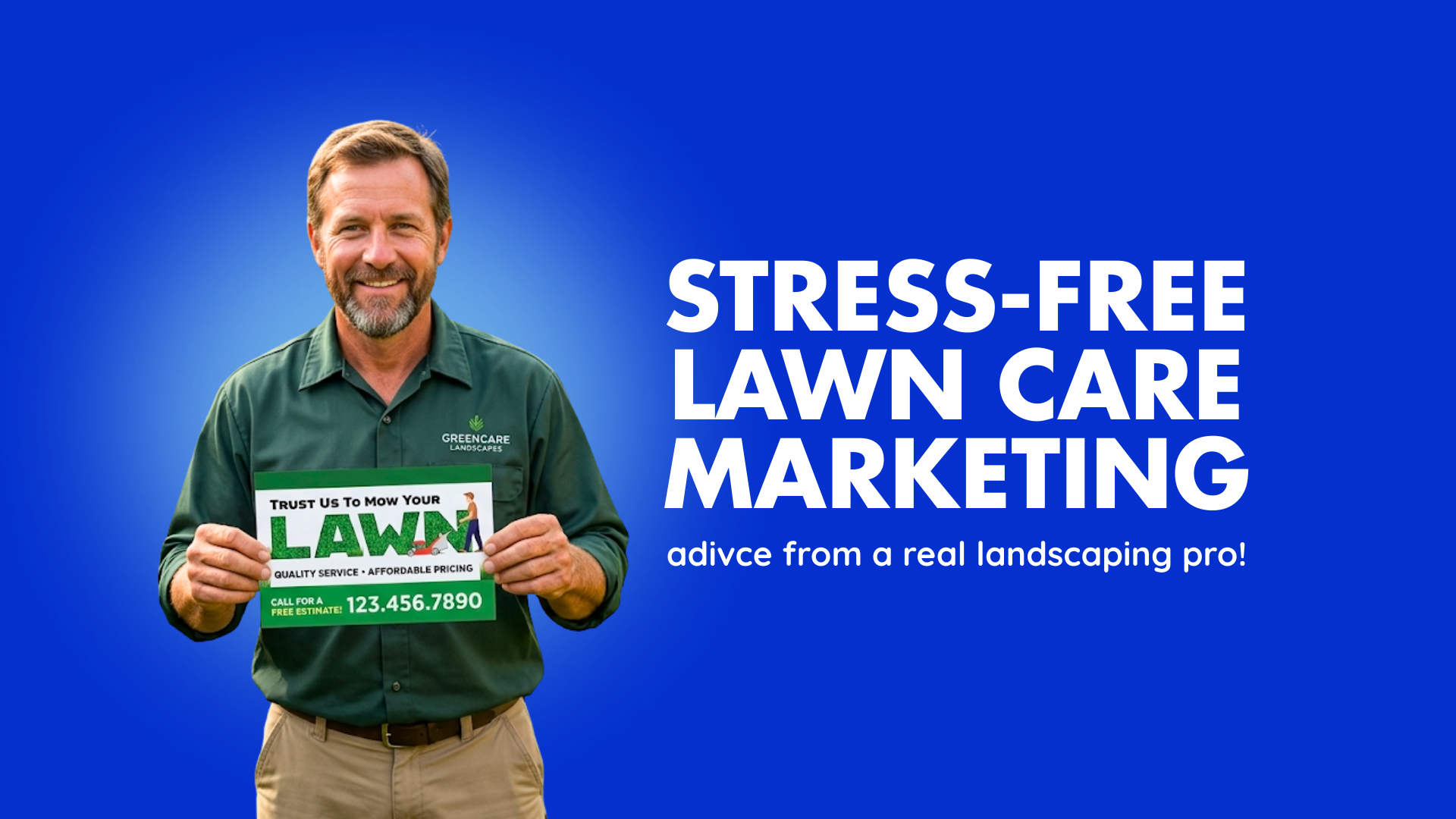 stress-free lawn care marketing