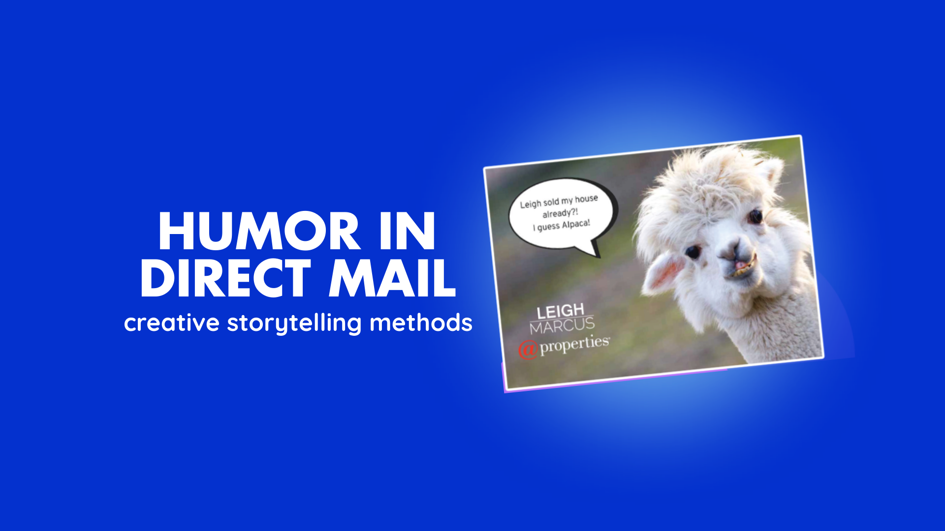 HUMOR IN DIRECT MAIL