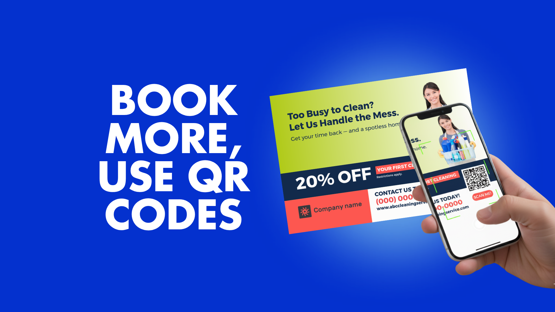 BOOK MORE, USE QR CODES