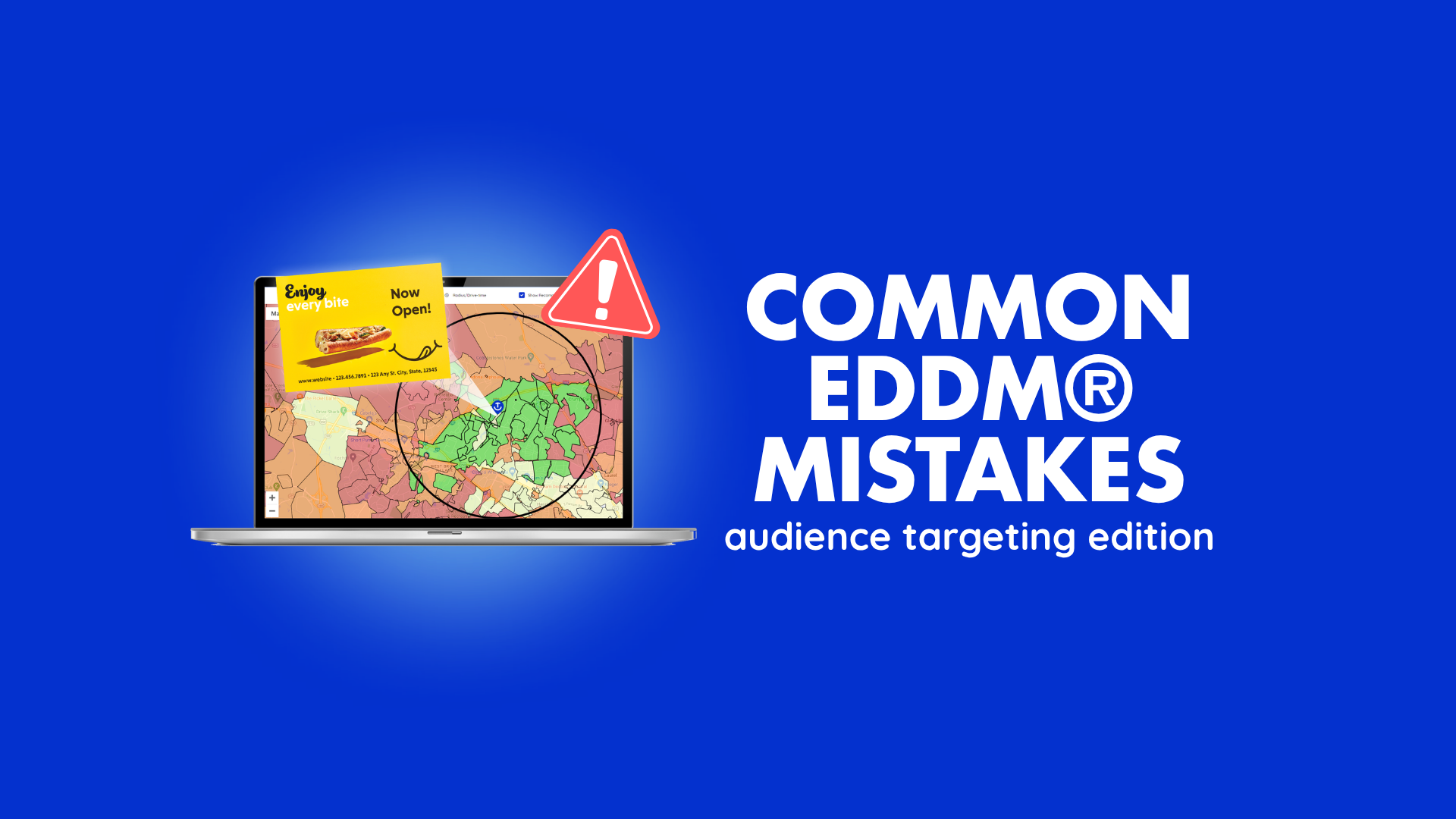 common eddm® mistakes audience targeting edition