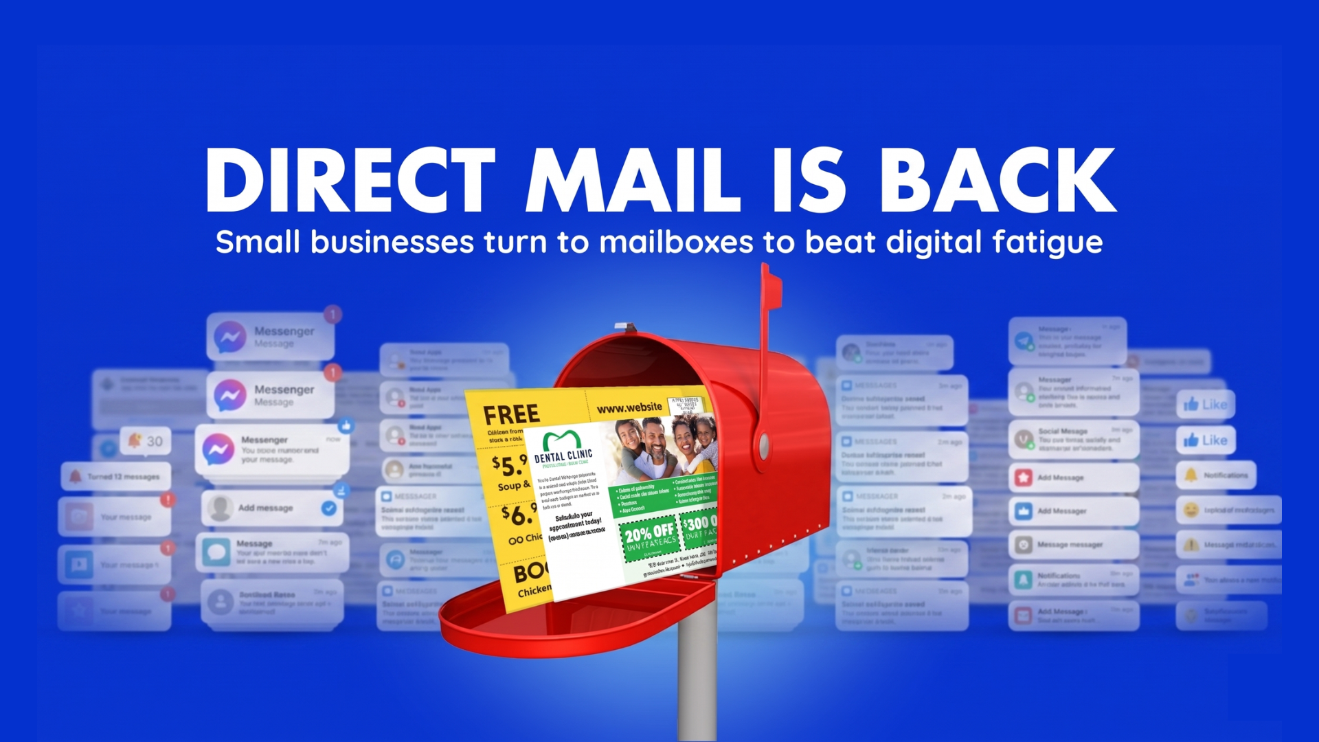 DIRECT MAIL IS BACK: Small businesses turn to mailboxes to beat digital fatigue